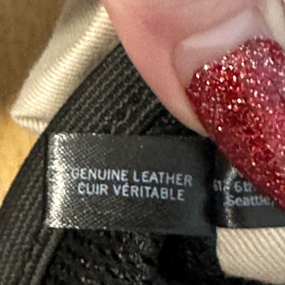 Nordstrom Leather bag in neutral Grey with gold hardware - Picture 11 of 11